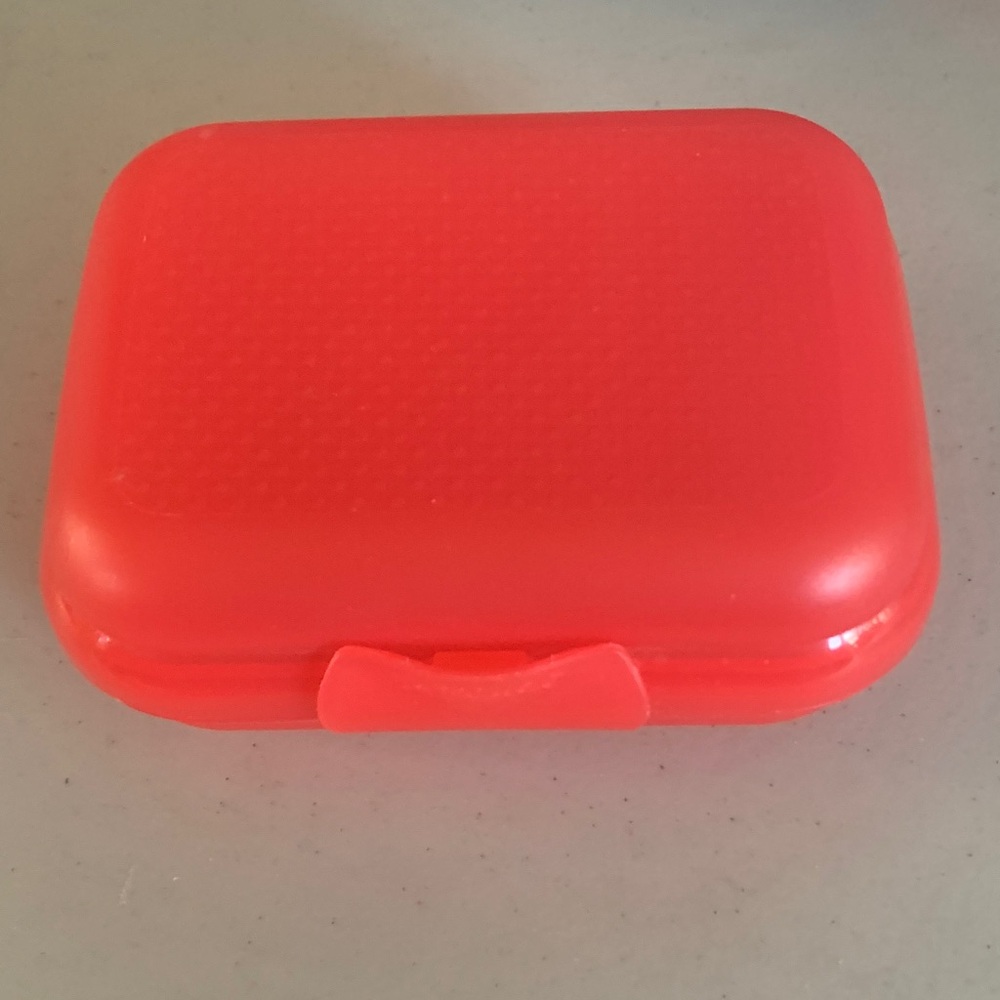 Tupperware Bold Red Organizer or Soapdish